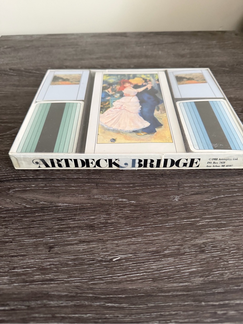 Vintage ArtDeck Bridge Set Fine Art Playing Cards Monet Renoir Van Gogh Picasso